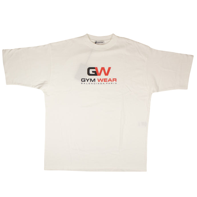 White Gym Wear T-Shirt