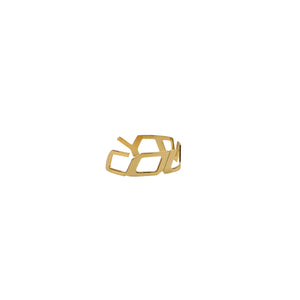 Gold Round County Bracelet