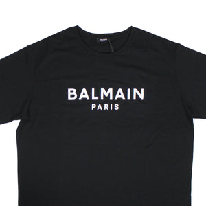 Balmain Paris Long Sleeve Stretch Knit Mini Dress - Black