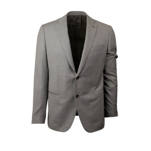 Ash Grey Wool Single Breasted Blazer 9R