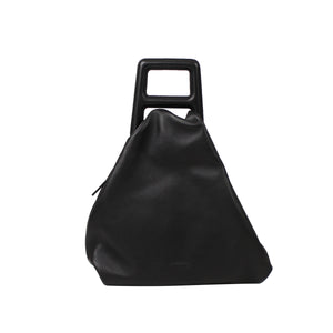 A"" Handle Bag Black