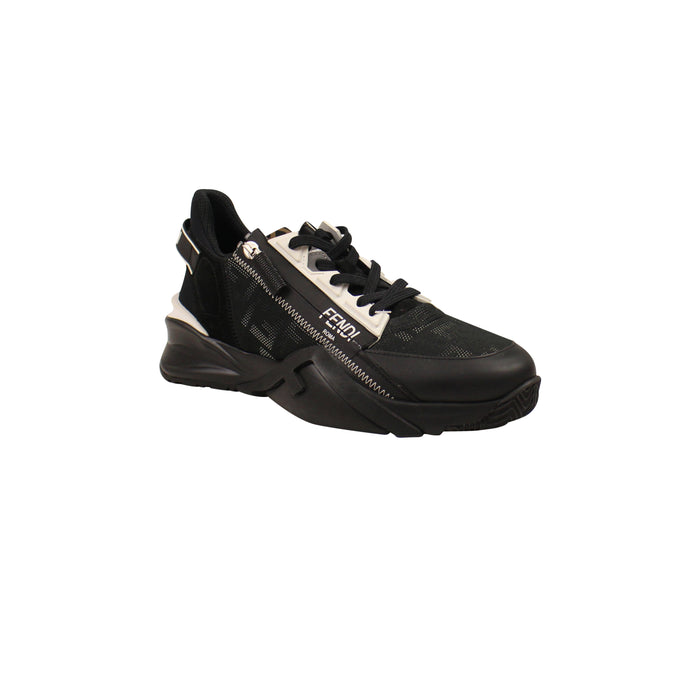 Black Flow FF Side Zip Sneakers