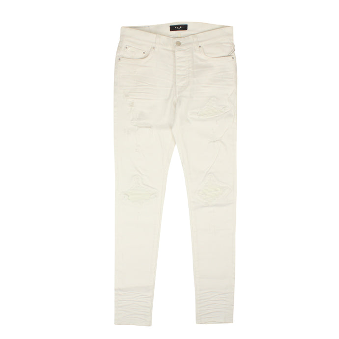 MX1 White Straight-Fit Jeans