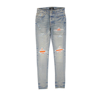 MX1 CRACKED PAINT Clay Indigo Straight-Fit Jeans