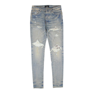 MARBLE MX1 JEAN Clay Indigo Straight-Fit Jeans