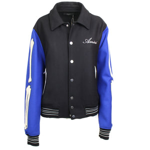 BONES VARSITY JACKET Black&Blue Varsity Jackets