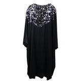 Black And Silver Sequin Detail Dress