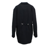 Black Long Sleeve Blazer Mini Dress