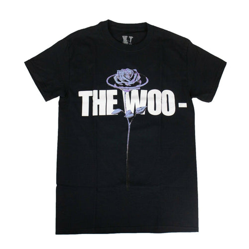 VLONE x POP SMOKE Cotton 'The Woo' Short Sleeve T-Shirt - Black