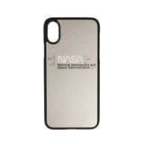 NASA Print iPhone XS Phone Case - Silver