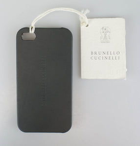 Ash Gray Leather Iphone Case