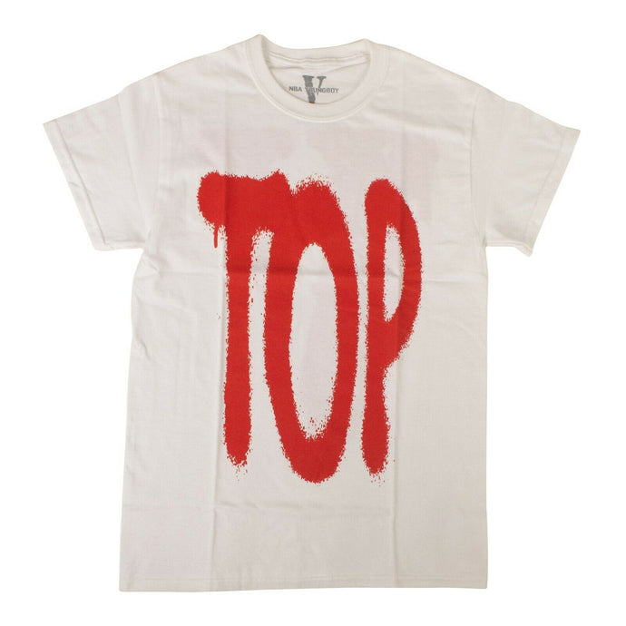 Vlone X Nba Youngboy Cotton 'Top' Short Sleeve T-Shirt - White