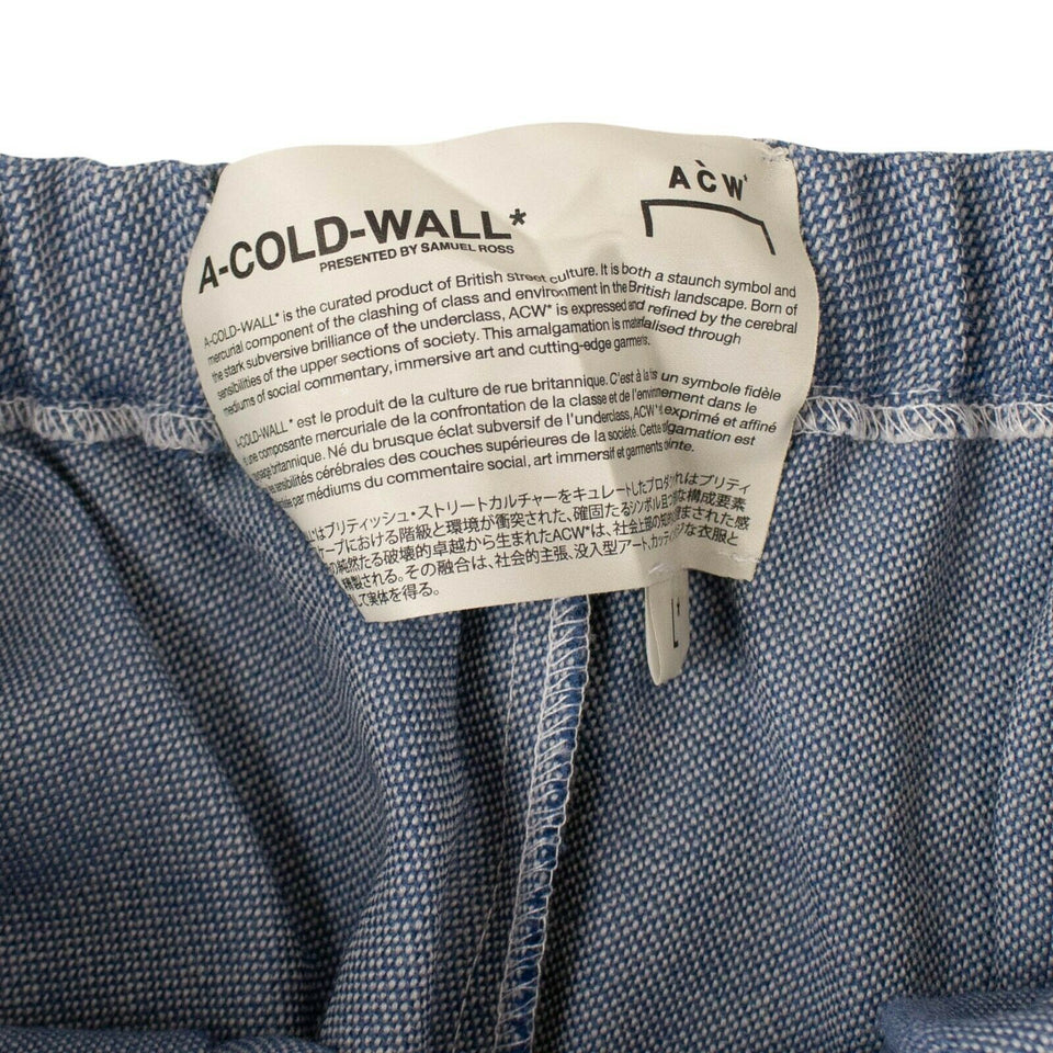 A-COLD-WALL* Men's Blue Fabric Trousers