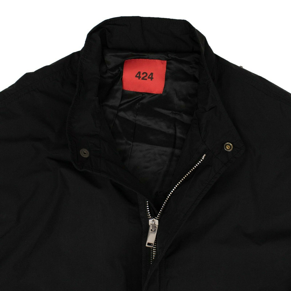 424 On Fairfax Long Jacket - Black