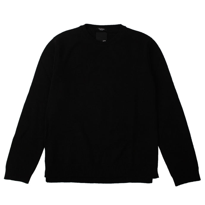 Black Maglia Studded Cashmere Sweater