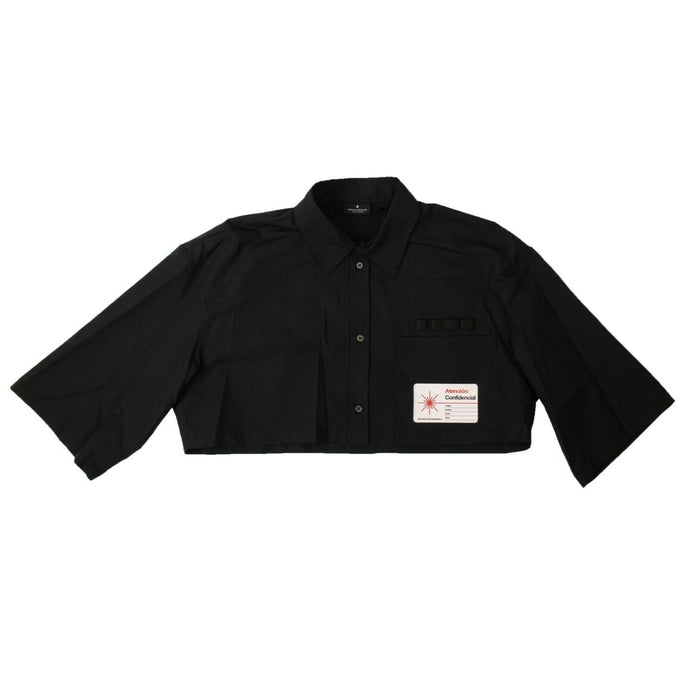 Black Label Crop Top Shirt