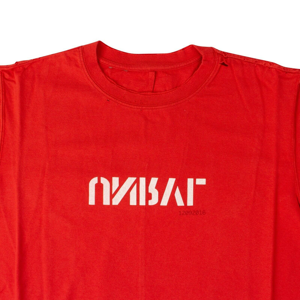 Red Slogan Print T-Shirt