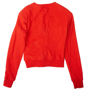 Red Folded Detail Sweater