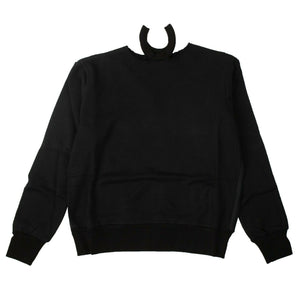 Black Loose Fit Cut Out Sweater
