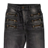 Black Stonewash Skinny Jeans