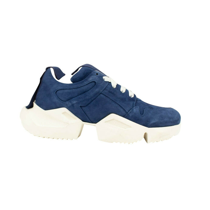 Blue Cut-Out Sole Sneakers
