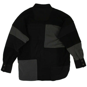 Black And Gray Patchwork Jacket