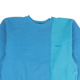 Mix Blue Pullover Sweatshirt