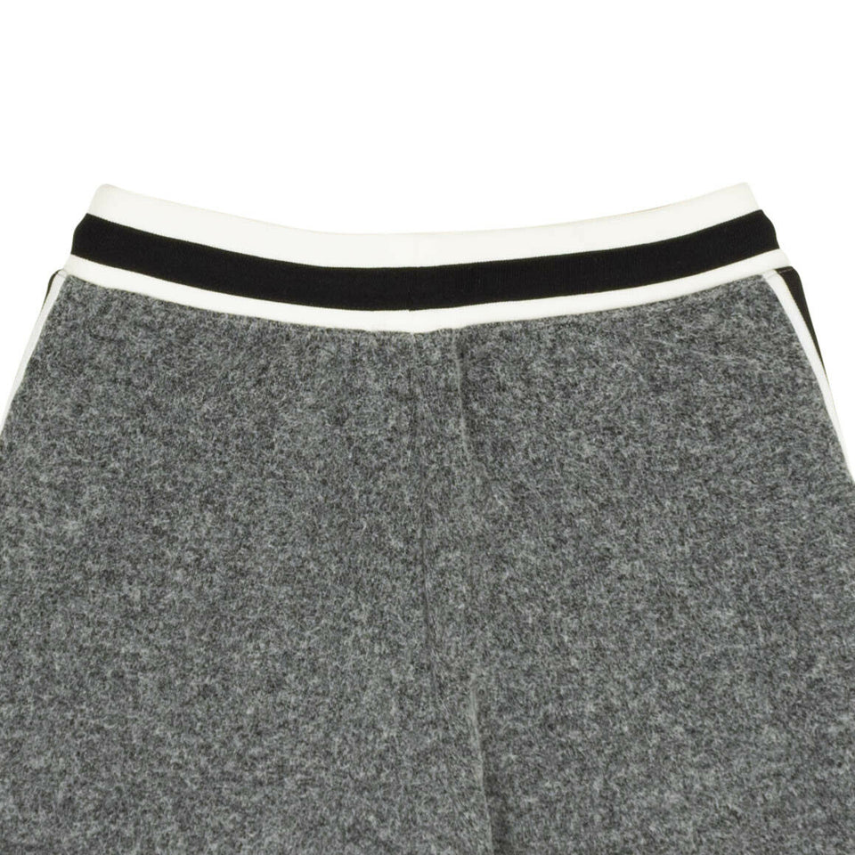 Charcoal Gray Fur Terry Game Shorts