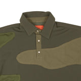 Olive Green Digi Polo Short Sleeve Shirt