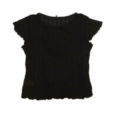 Black Sheer Short Sleeve Avery T-Shirt