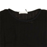 Black Sheer Short Sleeve Avery T-Shirt