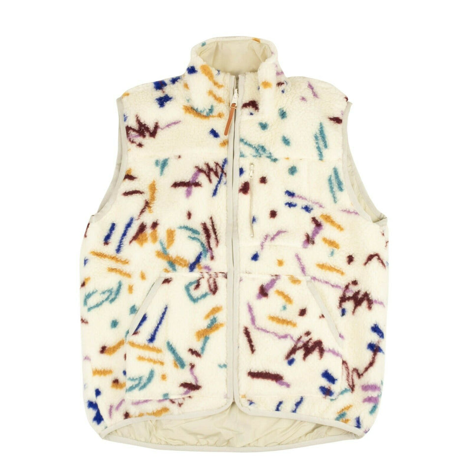 White Memphis Jacquard Multicolor Vest