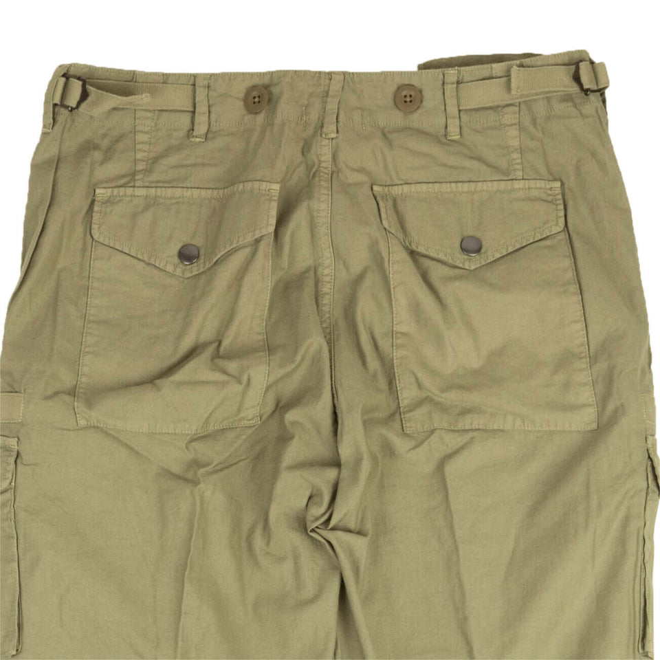 Olive Green Casual Cargo Pants