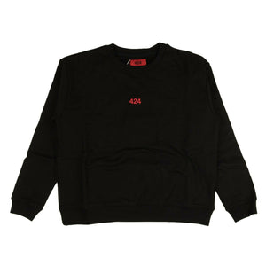 Black Red Logo Crewneck Sweatshirt
