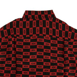 424 On Fairfax Logo Button Down Shirt - Red/Black