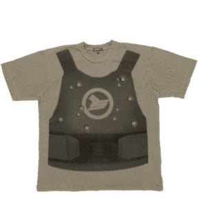 Gray And Black Bulletproof Short Sleeve T-Shirt