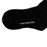 Bape Logo Socks - White