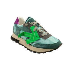 Blue Green Arrow Runner Sneakers
