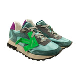 Blue Green Arrow Runner Sneakers