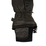Black Bomber Mittens Gloves