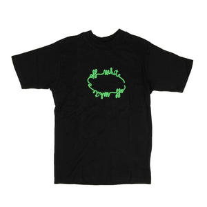 Black Green Circle Logo T-Shirt