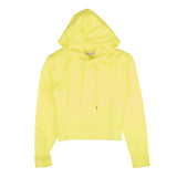 Neon Yellow Cotton Pullover Hoodie