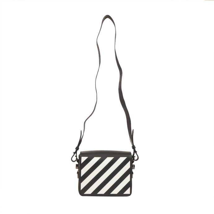 Black Diagonal Binder Clip Bag