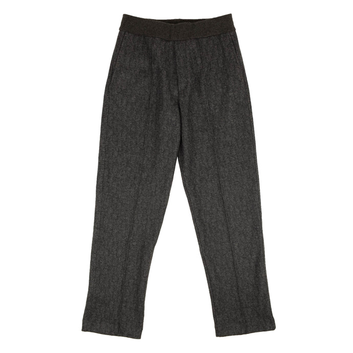 Grey Wool and Cashmere Jersey Track Pants