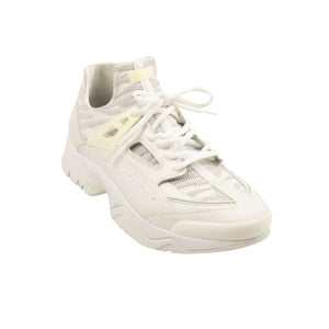 White Sonic E17 Gummy Mesh Sneakers