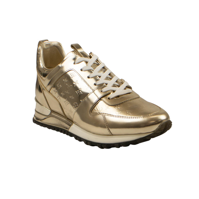 Gold Metallic Run Away Stellar Sneakers