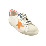 Children's White JB PS Old School Leather Sneakers