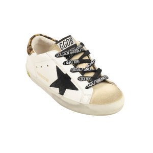 Children's White JG PS Super Star Star Horsy Sneakers