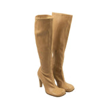 Camel Brown Cocktail Stretch Nappa Boots