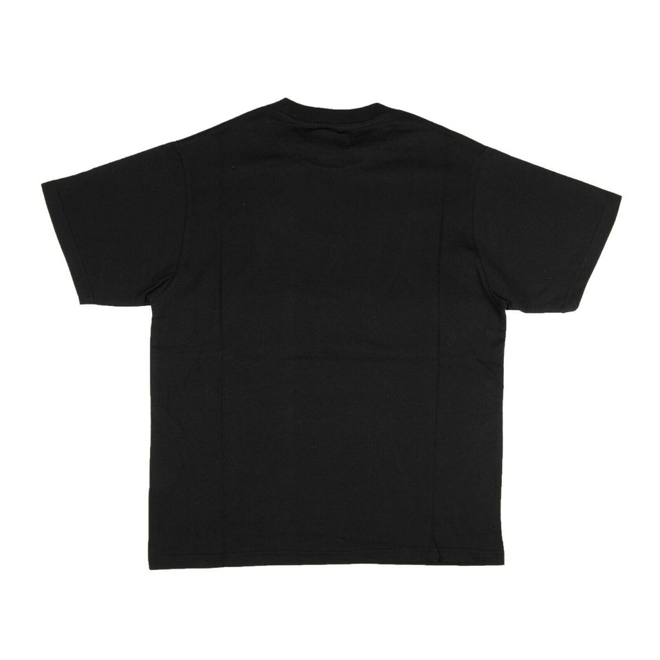 Black Logo Cotton Short Sleeve T-Shirt